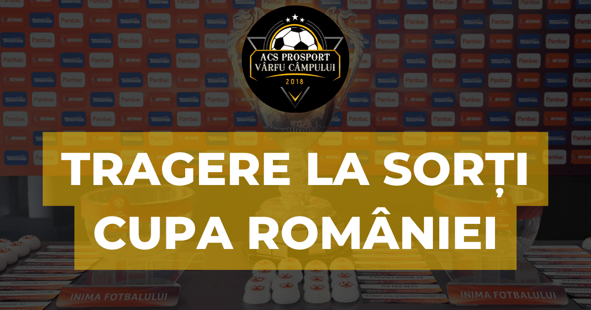 Tragere la sorți semifinale cupa româniei